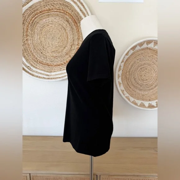 NWT Hatch Maternity The Softsculpt Knit Tee, Black, SIZE: 3 - Picture 13 of 15